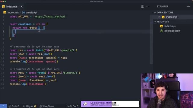 Crea un cliente de API Rest en JavaScript con Proxy смотреть онлайн