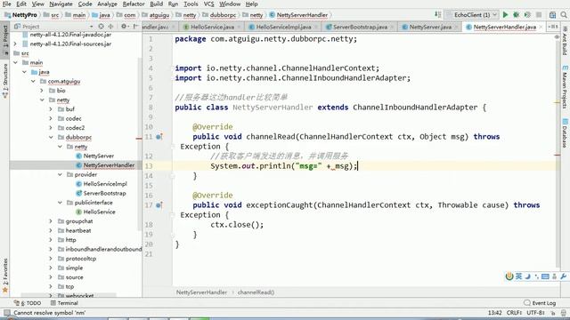 113 尚硅谷 Netty核心技术及源码剖析 用Netty实现DubboRPC 3 смотреть онлайн