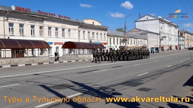 Парад Победы 9 Мая в Туле. Достопримечательности Тулы. Туры в Тулу смотреть онлайн