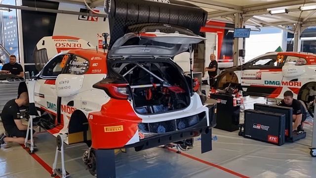 Rally Italia Sardegna WRC 2022 Toyota Gazoo Racing - preparation before WRC action, Tue 31 May