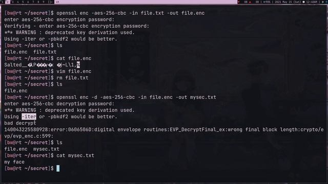 Encryption with Linux with AES-256 (secure AF) feat. Mr Robot смотреть онлайн