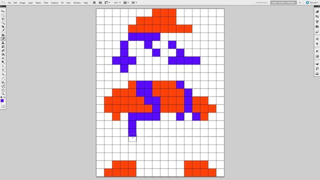 How to Draw Mario Pixel Art 8-Bit - Drawing Mario Bros NES 1983 Pixel Art Tutorial смотреть онлайн