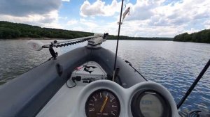 Риб Буревестник 410 с мотором Хонда 40. Измеряем скорость.