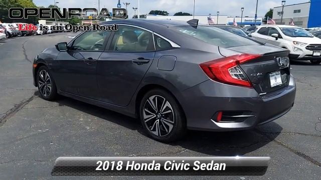 Certified 2018 Honda Civic Sedan EX-T, Edison, NJ 8009A смотреть онлайн