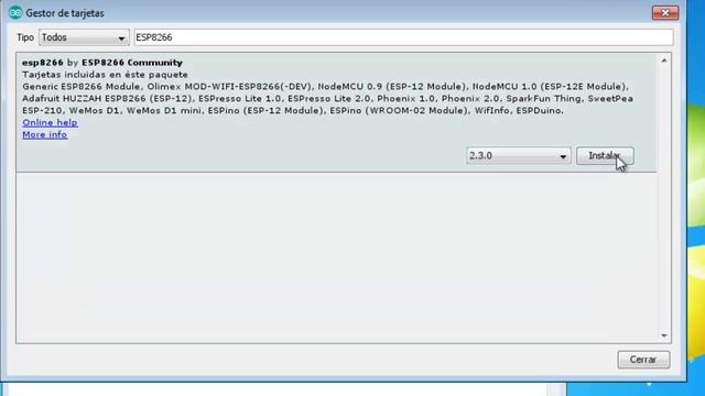 Descarga e instalación (gestor de tarjeta) arduino ide para NodeMCU ESP8266 смотреть онлайн