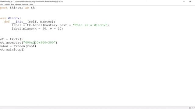Tkinter Geometry Method - Screen Resizing + Screen Repositioning смотреть онлайн