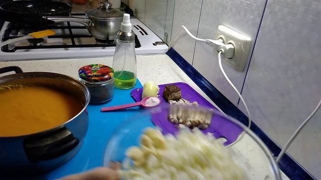 Готовим суп - пюре из тыквы и получаем витамины!!!