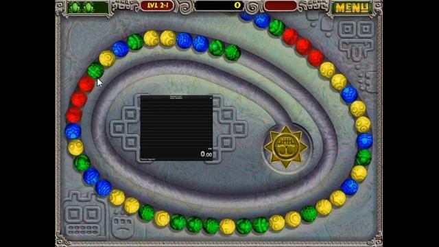 Zuma Deluxe, but we can't see the frog (challenge) смотреть онлайн
