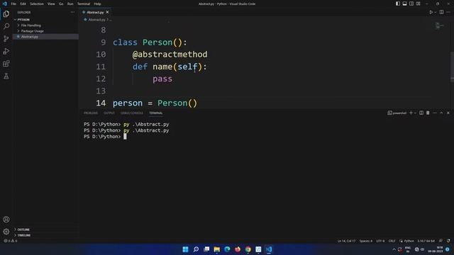 Python Abstraction, Overriding, Overloading, File Handling, Interface | Abhay Vachhani | Programmer смотреть онлайн