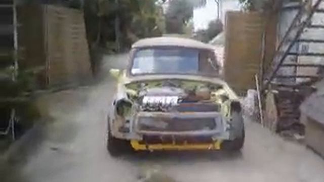 Trabi VR6 test drive :D смотреть онлайн