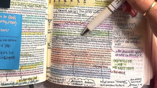 Study the Bible in One Year: Day 88 Joshua 22-24 | Bible study for beginners смотреть онлайн