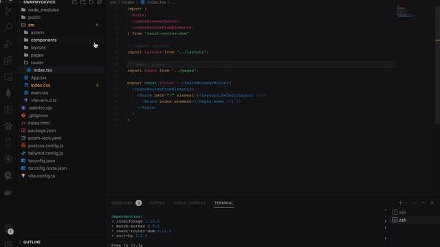 Import all components as default in React смотреть онлайн
