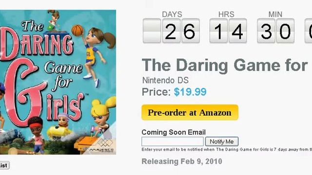 The Daring Game for Girls DS Countdown смотреть онлайн