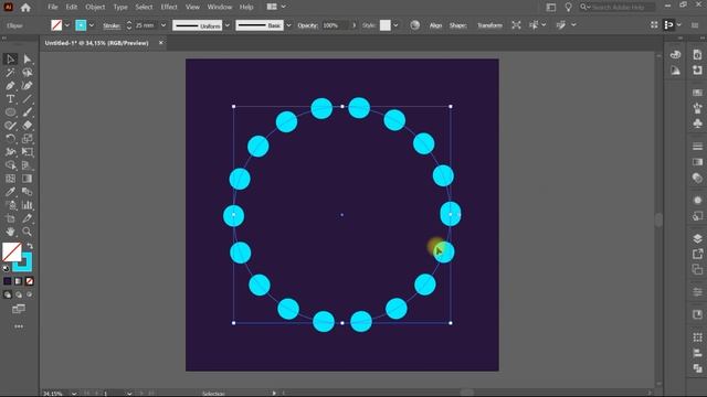 #29 Точечные структуры в Illustrator - stroke and blend смотреть онлайн