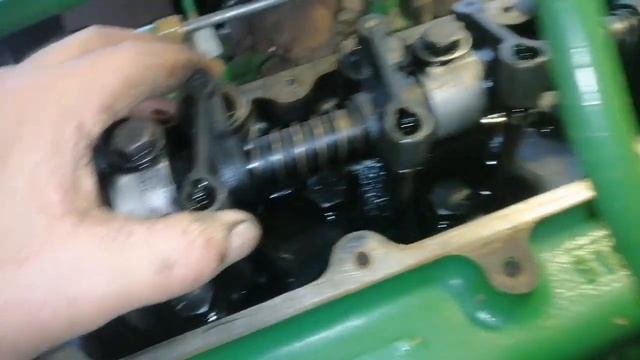 John Deere 6900.Регулювання зазору у клапанному механізмі двигуна 6068TL #johndeere