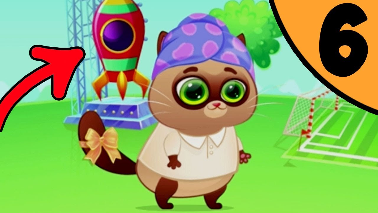 Котенок Буббу непоседа #6 серия игры виртуальный питомец котик Буббу. Игра про котят на БэбиМакс смотреть онлайн