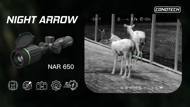 Тепловизионный прицел CONOTECH Night Arrow 650 смотреть онлайн
