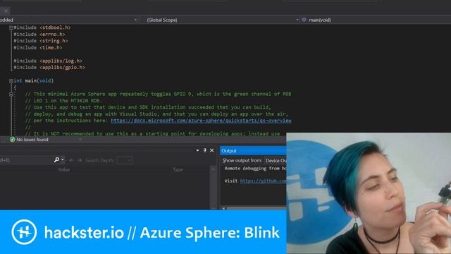 Azure Sphere Kit: Blink an LED смотреть онлайн