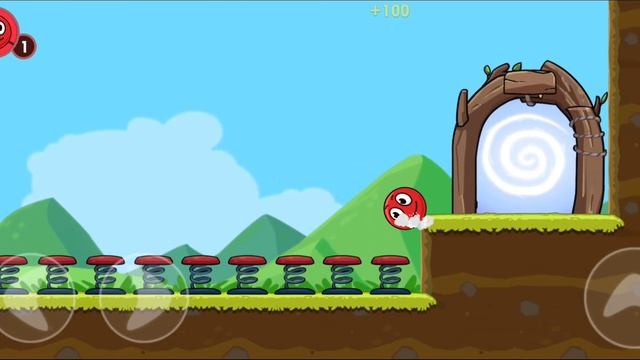 "RED BALL FACING ENEMY WITH SMILE" Bounce Ball 7 : Red Bounce Ball Adventure смотреть онлайн
