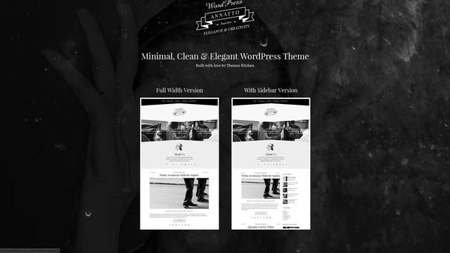 Annatto - Clean and Elegant WordPress Theme смотреть онлайн