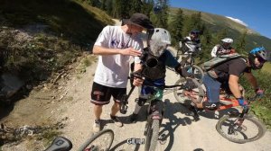 Biggest CRASH ever?! Behind The Scenes of GRAVEL MANIA / Gabriel Wibmer