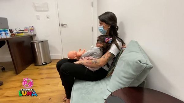 Visita da Luna ao Pediatra, será que está tudo bem com ela?