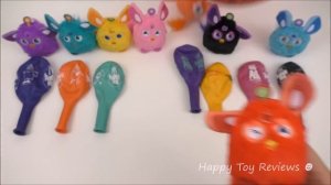 2016 McDONALD'S FURBY CONNECT HAPPY MEAL TOYS BALLOONS COLLECTION UK SCAN CODE FURBLING WORLD APP