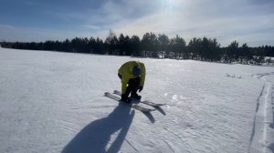 Охотничьи лыжи - Пластик с камусом! Доработка, тест , скольжение!