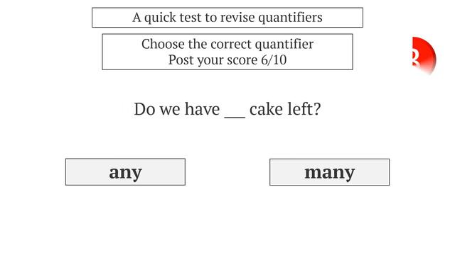 Quantifiers Test 1 A1 - A2 Level Grammar Exercises смотреть онлайн