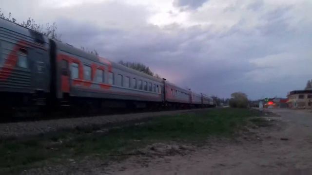" Хорошо сигналит"Тепловоз ТЭП70БС-203 с перегоном Ставрополь-Адлер и приветливая бригада смотреть онлайн
