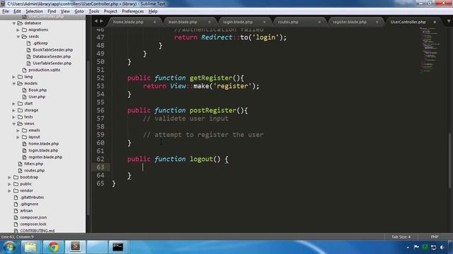 Laravel Tutorial | Logging In смотреть онлайн