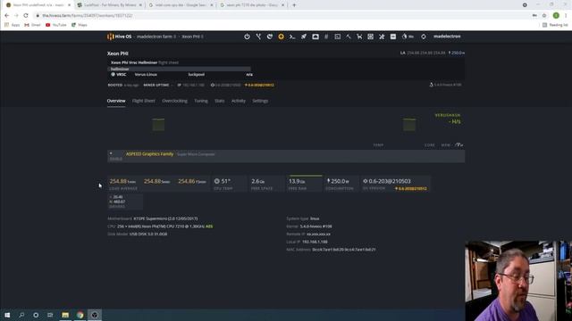 CPU Mining Verus Coin - With A Xeon PHI 7210 CPU 64 Core / 256 Threads!!! смотреть онлайн
