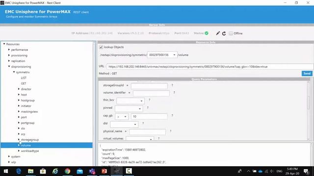 Dell PowerMax / VMAX REST Client смотреть онлайн