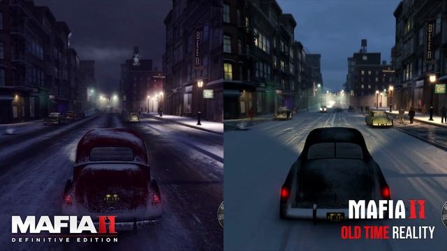 MAFIA 2 Definitive Edition Vs Old Time Reality Mod | Graphics Comparison
