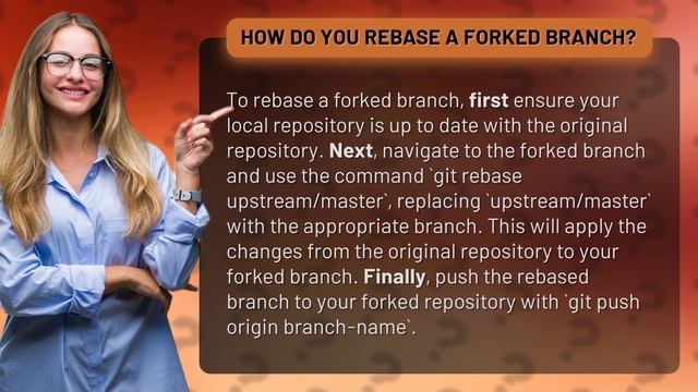 How do you rebase a forked branch? смотреть онлайн