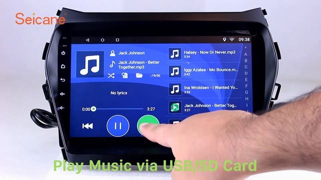 9 inch HD Touch Screen 2013-2017 Hyundai IX45 SantaFe Radio GPS Navigation Support 3G WIFI смотреть онлайн