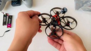 MOBULA 8 - Happymodel Upgraded antenna and buzzer