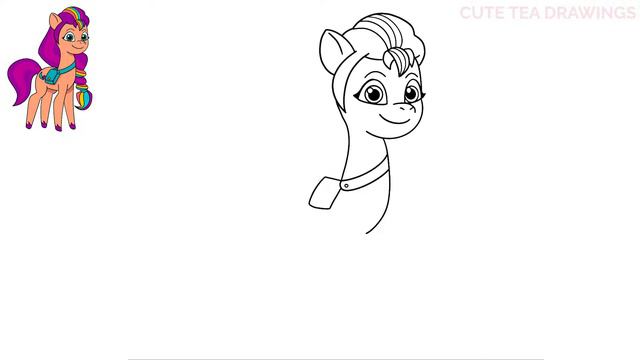 How To Draw Sunny Starscout | My Little Pony : Tell Your Tale | Cute Step By Step Drawing Tutorial смотреть онлайн