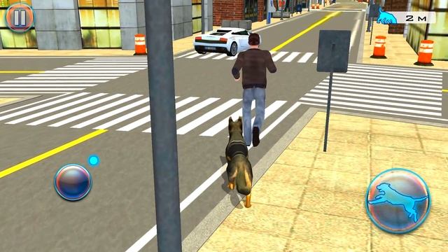 ПОЛИЦЕЙСКАЯ СОБАКА ЛОВИТ БАНДИТОВ В ГОРОДЕ ИГРА НА АНДРОИД И IOS NY CITY POLICE DOG SIMULATOR 3D смотреть онлайн