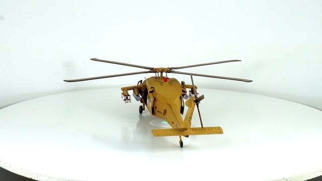 UH-60A desert hawk 1:72 (italeri) обзор масштабная модель № 57/67 вертолёт Model aviation helicopte смотреть онлайн