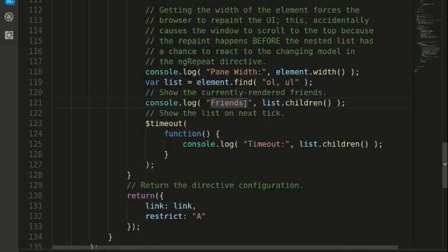 Stop scroll to top when change tab in AngularJS 1 смотреть онлайн