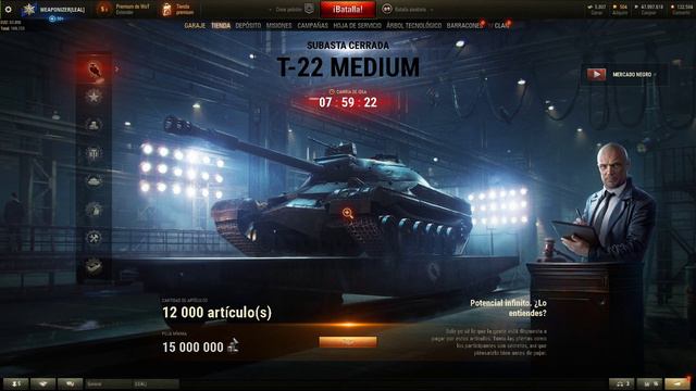 World of Tanks Black Market 2021 T-22 Medium is back! смотреть онлайн