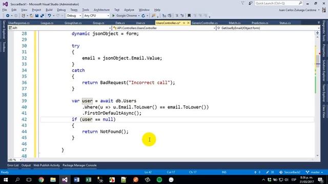 Soccer - Part VII: First API Methods 2/5 смотреть онлайн