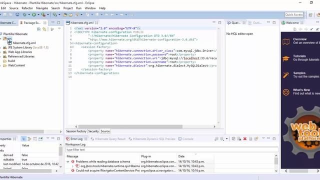 Archivo configuracion hibernate y creacion clases desde base de datos смотреть онлайн