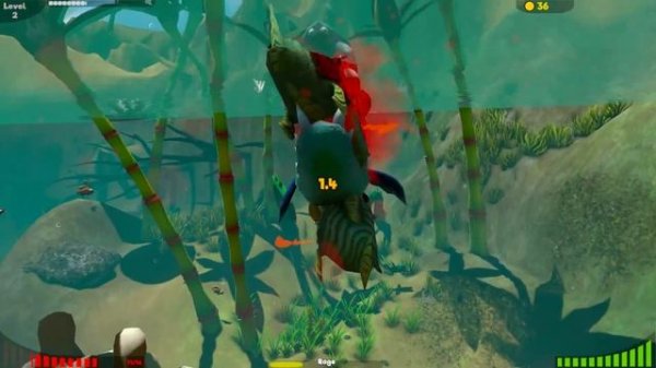 СОЗДАЙ СВОЕГО МОНСТРА - Fish Feed & Grow - ОБЗОР ОЗЕРО! #2