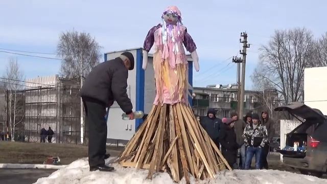 Сжигание чучела.МАСЛЕНИЦА.ЛИВЕНКА 2020 г. смотреть онлайн