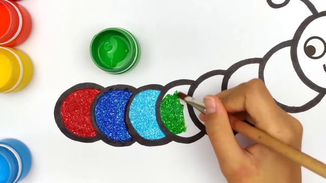 Chenille Dessin Et Coloriage Pour Les Enfants #8 | Comptines Et Chansons | À Bébé Chanson