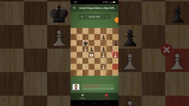 Chess.com Daily Puzzle Day 55 Small Steps Make a Big Difference смотреть онлайн