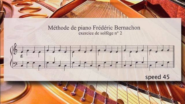 Piano for beginner: Lesson #2 - Tutorial - Sight reading - The Bernachon Method. смотреть онлайн