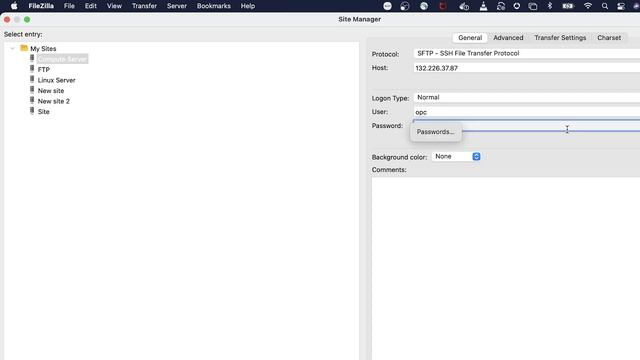 Connect Oracle Cloud Compute Server to FTP Client смотреть онлайн